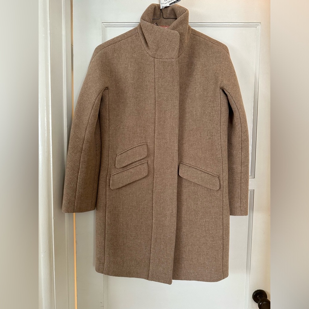 J Crew Funnel Neck Coat (Nello Gori Italian Stadium Cloth) - Picture 1 of 6